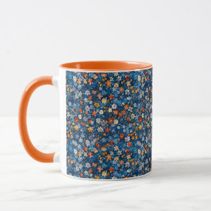 Caneca Colorida Impressão Ditsy Dflower