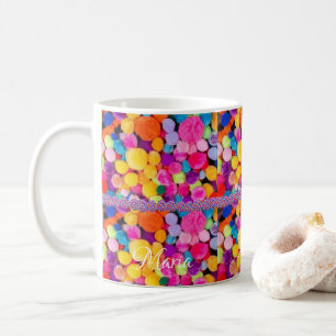 Caneca Colorida Pom