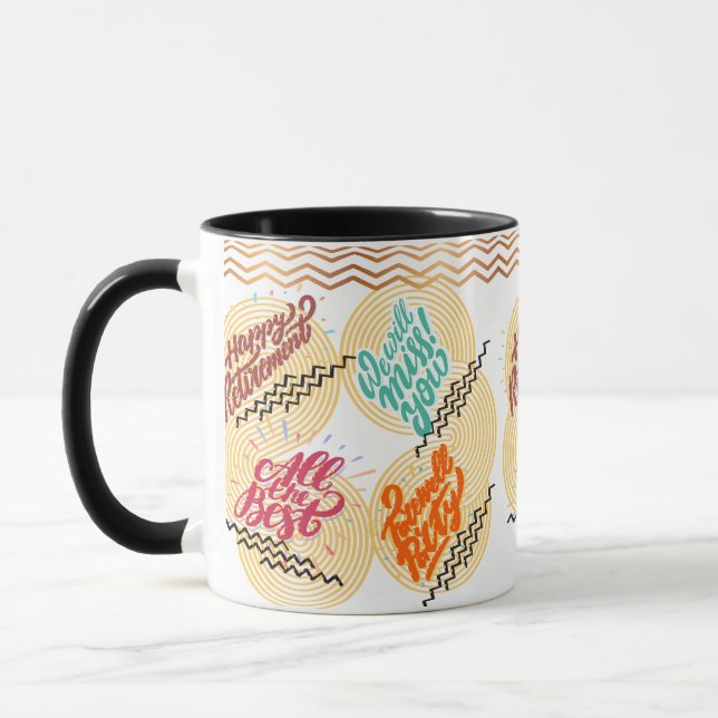 Caneca Colorido Cookie Gift Cup para Apreciação (Esquerda)