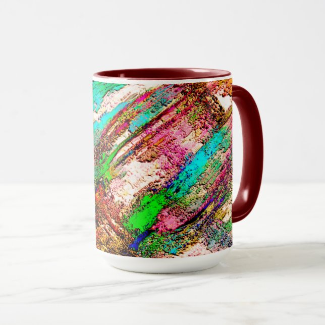 Caneca Colorido - Russo e áspero, como o brasão (Frente Esquerda)