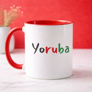 Caneca Colorido Yoruba Pan-Africano