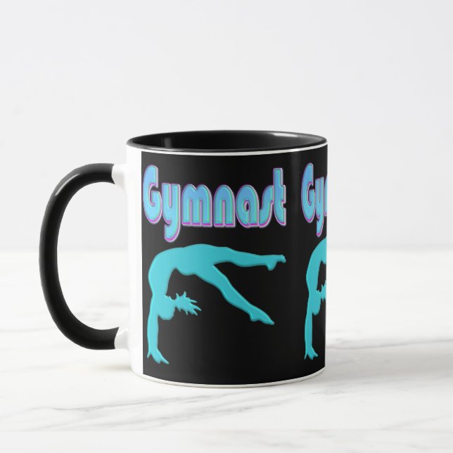 Caneca Coluna do Gymnast Back Handspring Passo Para Fora  (Esquerda)