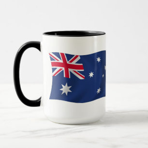 Caneca com a Bandeira da Austrália