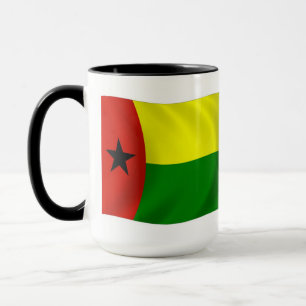 Caneca com a Bandeira da Guiné-Bissau