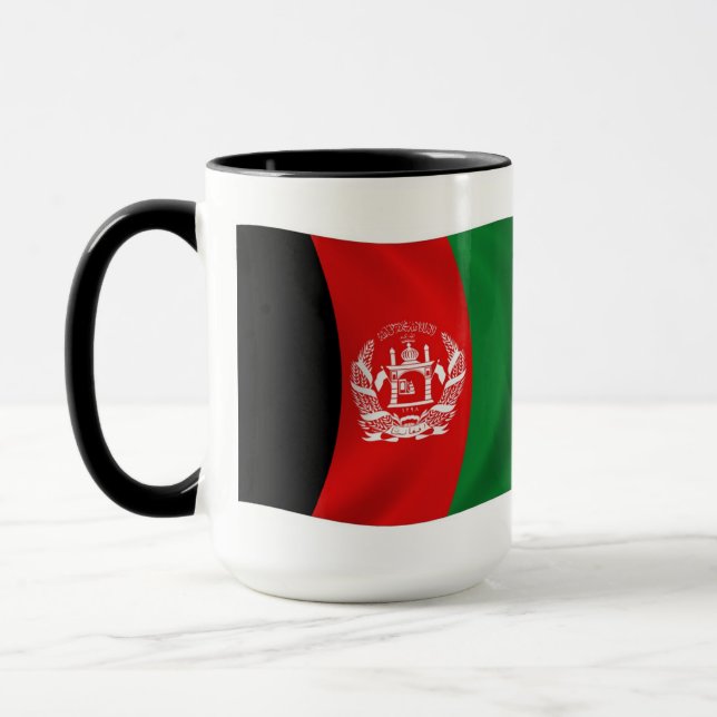 Caneca com a Bandeira do Afeganistão (Esquerda)