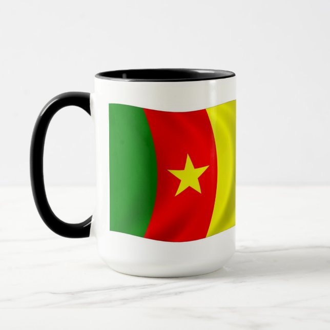 Caneca com a Bandeira dos Camarões (Esquerda)