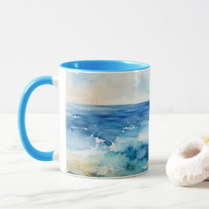 Caneca com Acabamento Ocean Breeze