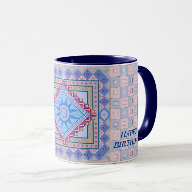 CANECA COM ARTE LEGAL PARA PRESENTE DE ANIVERSÁRIO (Frente Esquerda)