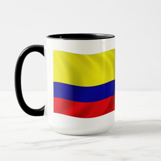 Caneca com Bandeira da Colômbia (Esquerda)