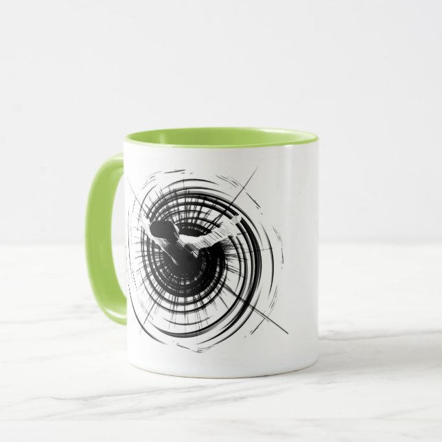 caneca com belo poema de Rumi sobre o amor de Deus (Frente Esquerda)