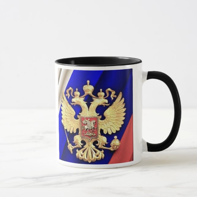 Caneca com Brasão de Armas Russo (Direita)