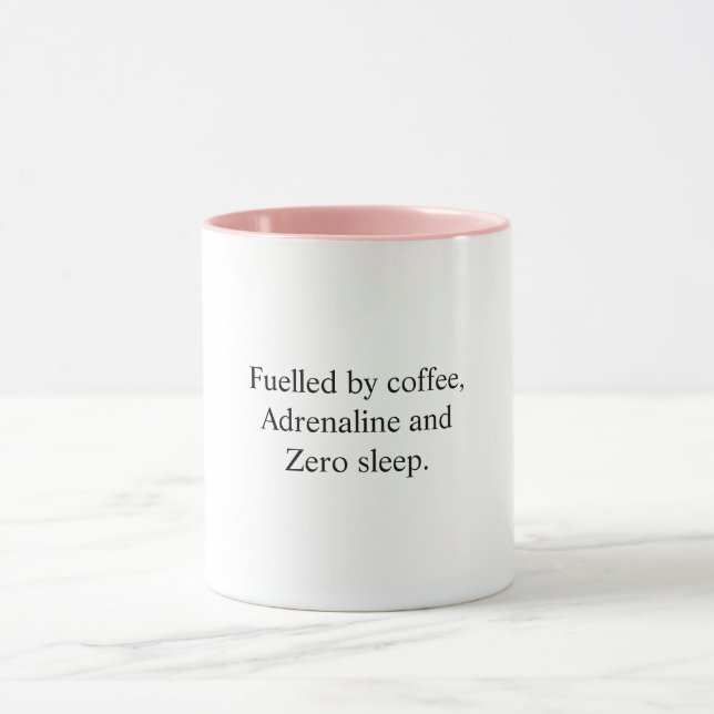 Caneca com citação engraçada de enfermeira (Centro)