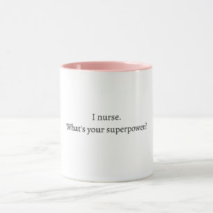Caneca com citação engraçada de enfermeira