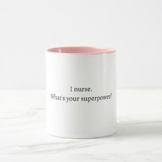 Caneca com citação engraçada de enfermeira