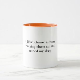 Caneca com citação engraçada de enfermeira