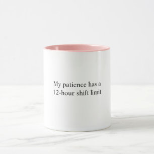 Caneca com citação engraçada de enfermeira