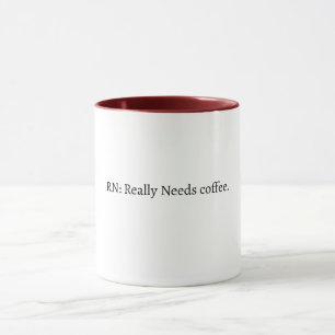Caneca com citação engraçada de enfermeira