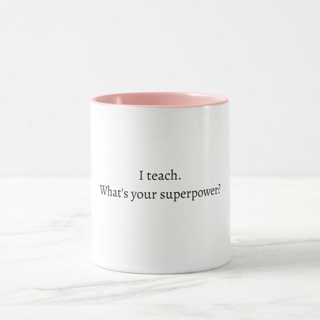 Caneca com citação engraçada de professor (Centro)
