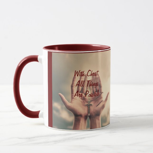 Caneca Com Cristo, Café Mug (Esquerda)