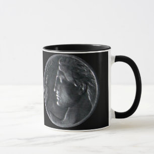 Caneca com decoração da moeda - Italia 20