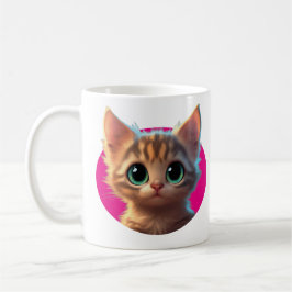 Caneca com design de gato-gato-de-gato