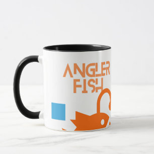 Caneca com Design de Peixe-Pescador - Presente Qui