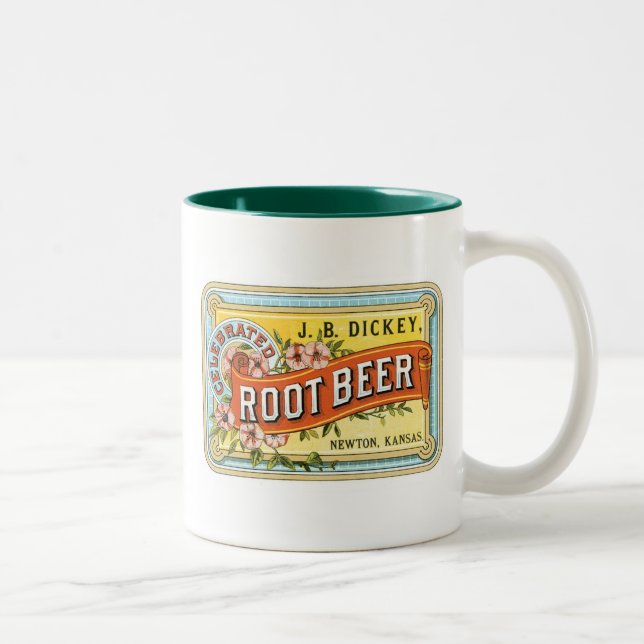 Caneca com design do refrigerante root beer do (Direita)