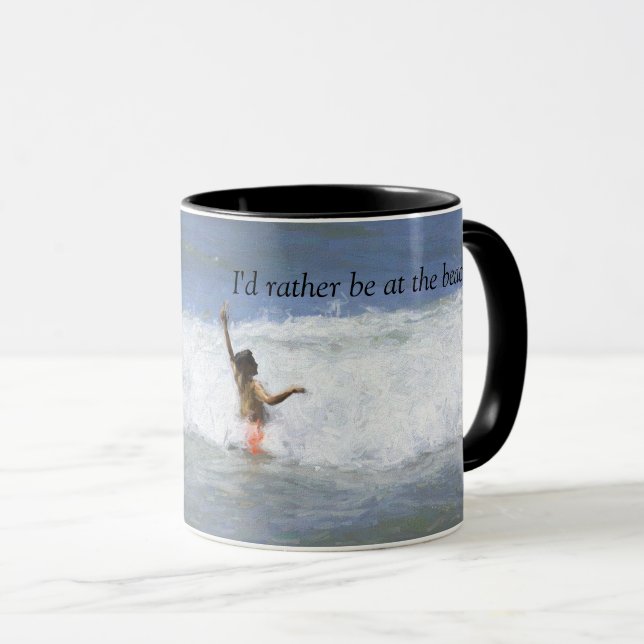 Caneca com Diversão no Oceano (Frente Esquerda)