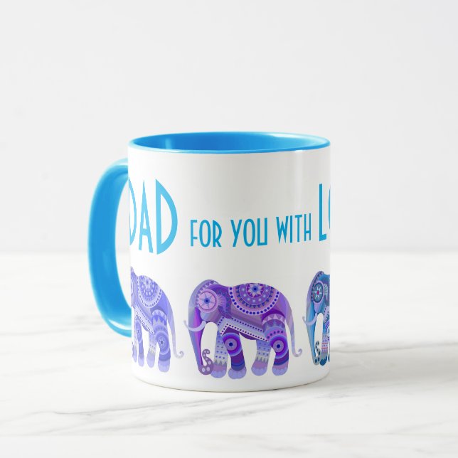 CANECA COM ELEFANTES VERDES LEGAIS (Frente Esquerda)