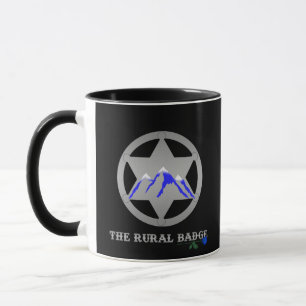 Caneca com Emblema Rural com Alça Preta
