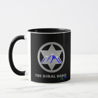 Caneca com Emblema Rural com Alça Preta