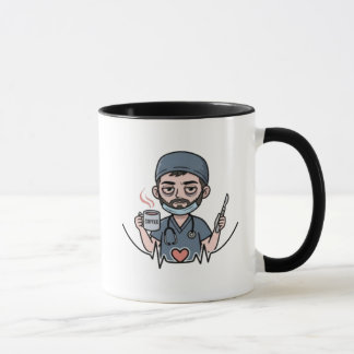 Caneca com estilo médico (versão masculina)
