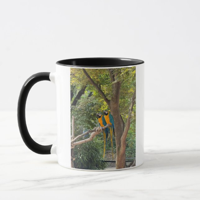 Caneca com Foto de Araras (Esquerda)