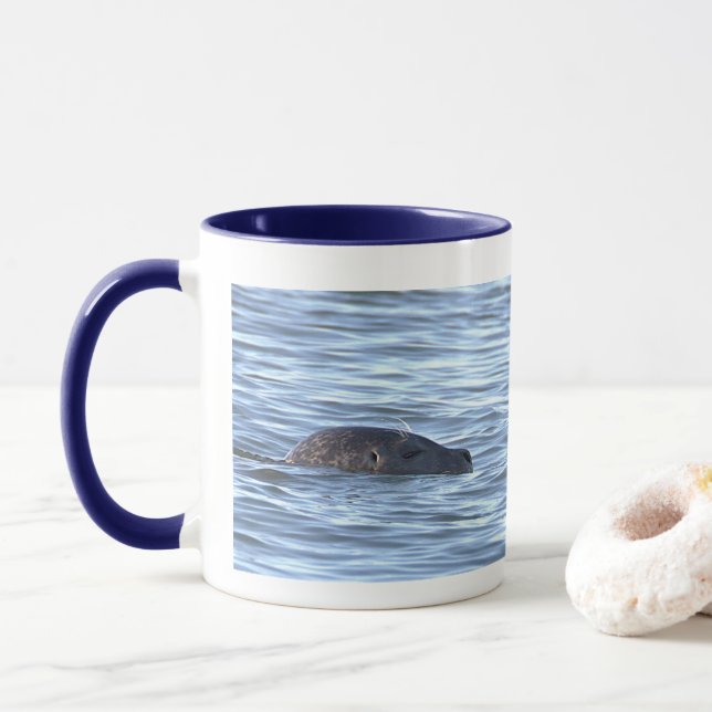 Caneca com Foto de Foca (Com Donut)