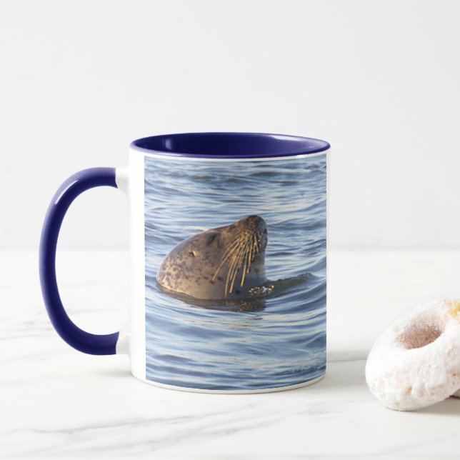 Caneca com Foto de Foca (Com Donut)
