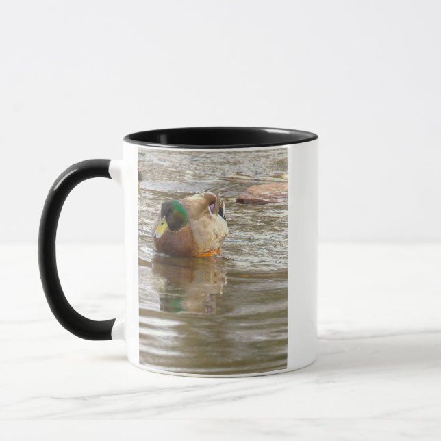 Caneca com Foto de Pato-real (Esquerda)