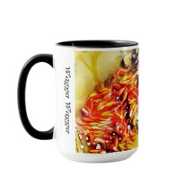 Caneca com foto de peixe