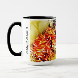 Caneca com foto de peixe