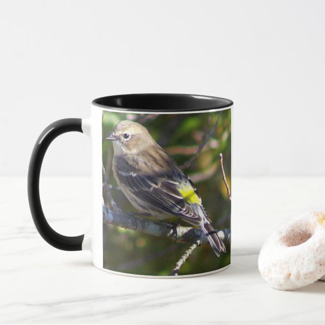 Caneca com Foto do Pássaro Mariquita (Com Donut)