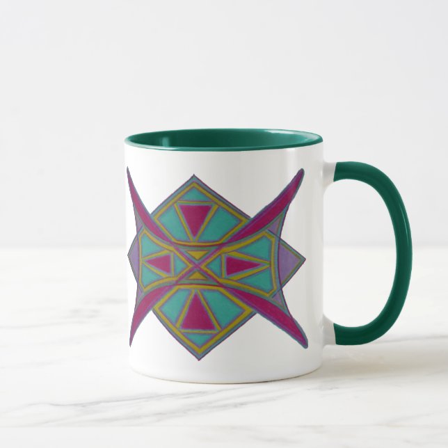 caneca com imagem tribal (Direita)