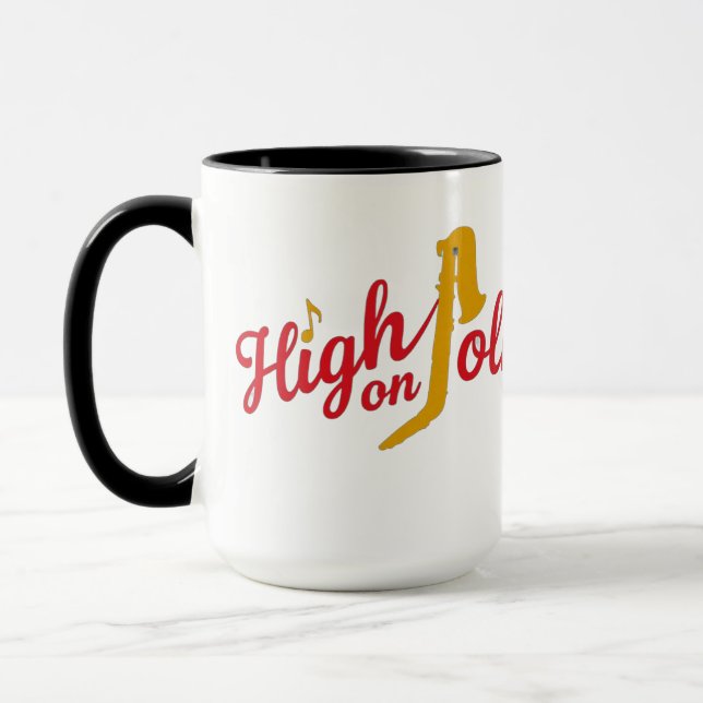 Caneca com Logo High on Polkas (Esquerda)