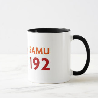Caneca com logomarca SAMU 192