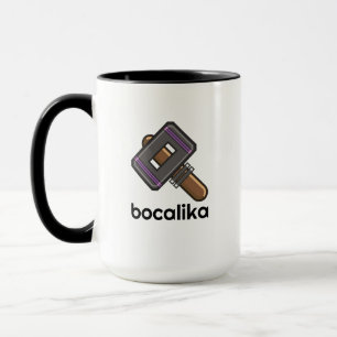 Caneca com Logotipo de Martelo Pixel Personalizado
