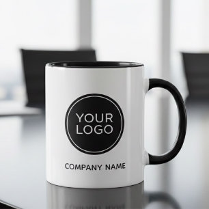 Caneca com Logotipo Personalizado da Empresa   Neg