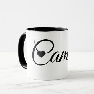 Caneca com Nome Personalizado Fonte de Letra Minim