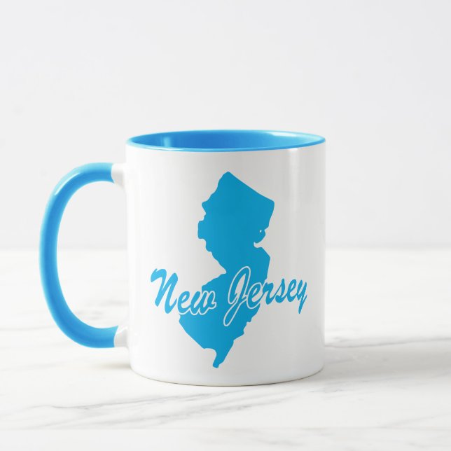 Caneca Com o Formato do Estado de Nova Jersey (Esquerda)