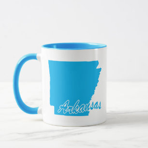 Caneca Com O Formato Do Estado Do Arkansas