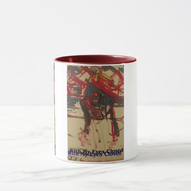 Caneca com os olhos fechados (Centro)