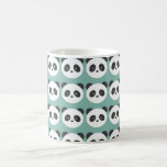 Caneca com padrão Panda<br><div class="desc">Uma caneca com padrão panda,  personalize esta caneca mudando a cor.</div>