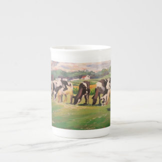 Caneca com pastagem de vacas